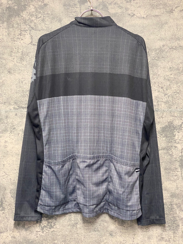 KJ754 カペルミュール KAPELMUUR 長袖 サイクルジャージ グレー チェック WL