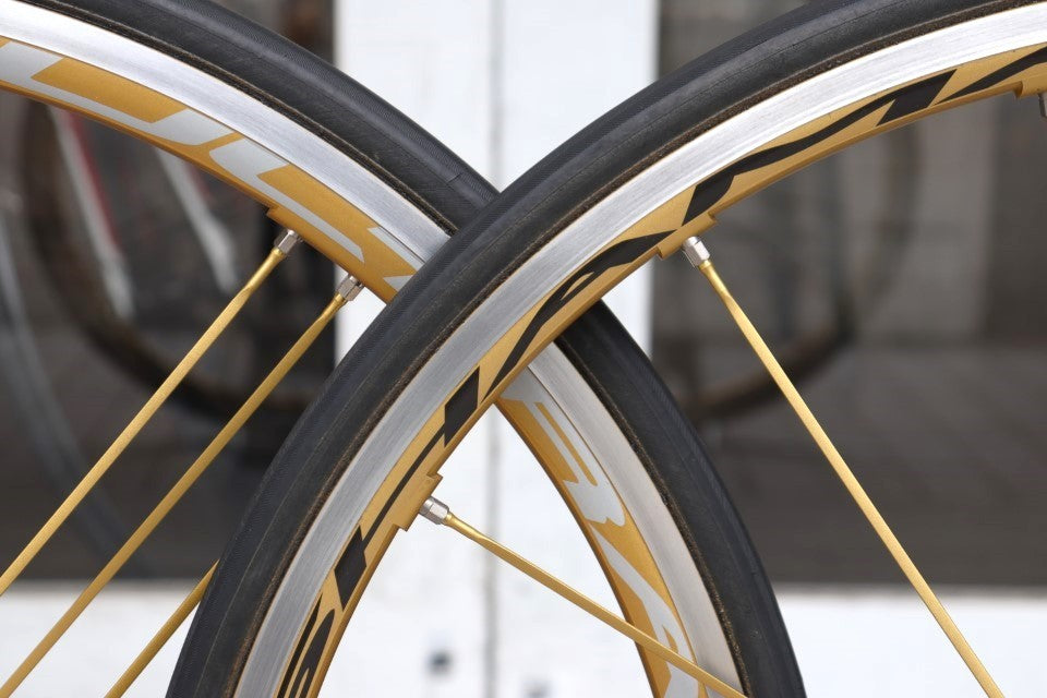 カンパニョーロ Campagnolo シャマルウルトラ ゴールド SHAMAL ULTRA GOLD アルミ チューブラー ホイールセット カンパ 11S/12S 【横浜店】