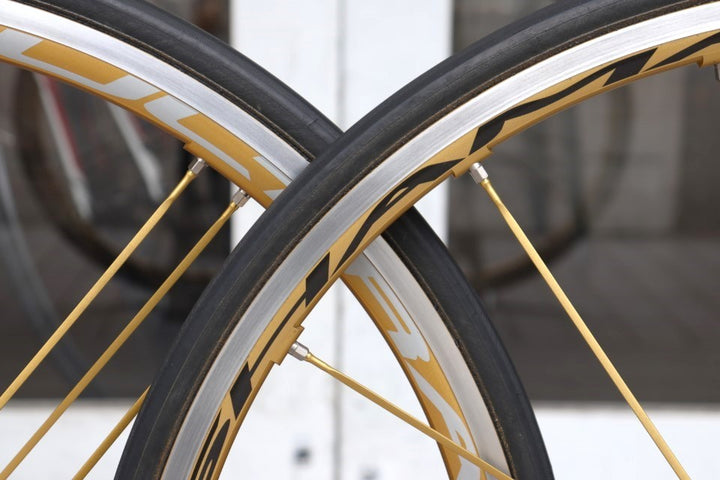 カンパニョーロ Campagnolo シャマルウルトラ ゴールド SHAMAL ULTRA GOLD アルミ チューブラー ホイールセット カンパ 11S/12S 【横浜店】