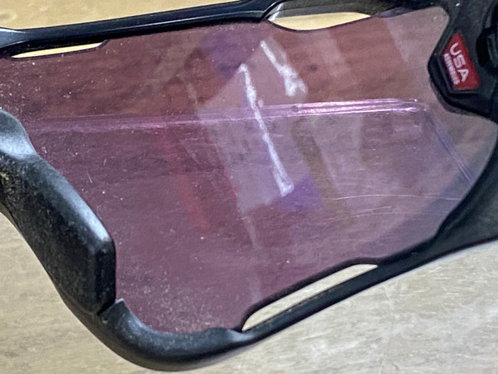 KG235 オークリー OAKLEY JAWBREAKER サングラス アイウェア 黒 赤 PRIZM PHOTOCHROMIC ※レンズ剥離ジャンク