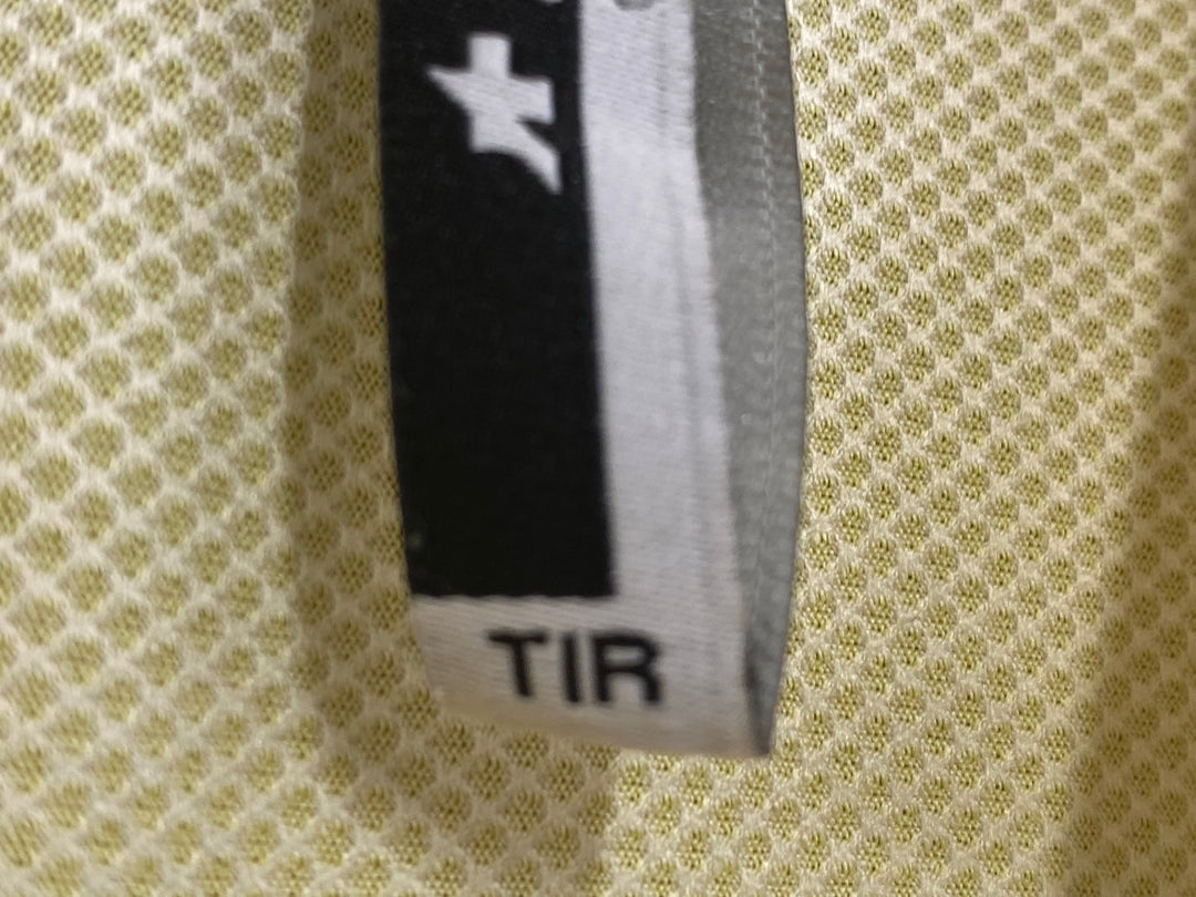 JN598 アソス assos 半袖サイクルジャージ 黄 TIR ※ほつれ