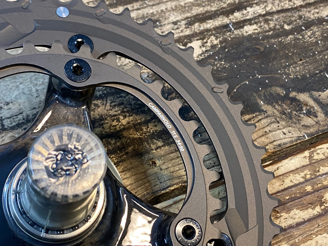 JS202 カンパニョーロ CAMPAGNOLO SUPER RECORD SR CT TI crankset 170 50/34T FC12-SR040CT