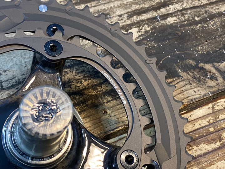 JS202 カンパニョーロ CAMPAGNOLO SUPER RECORD SR CT TI crankset 170 50/34T FC12-SR040CT