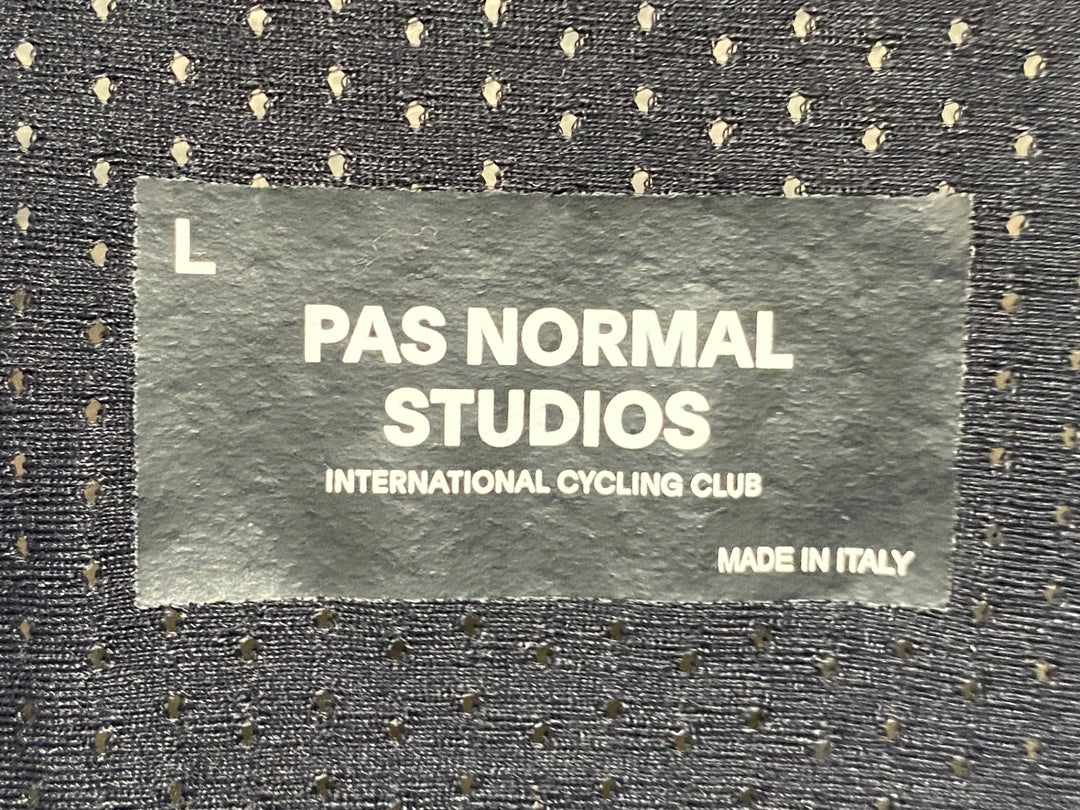KA557 パスノーマルスタジオ PAS NORMAL STUDIOS MECHANISM WINTER BIB ビブショーツ ネイビー L 裏起毛