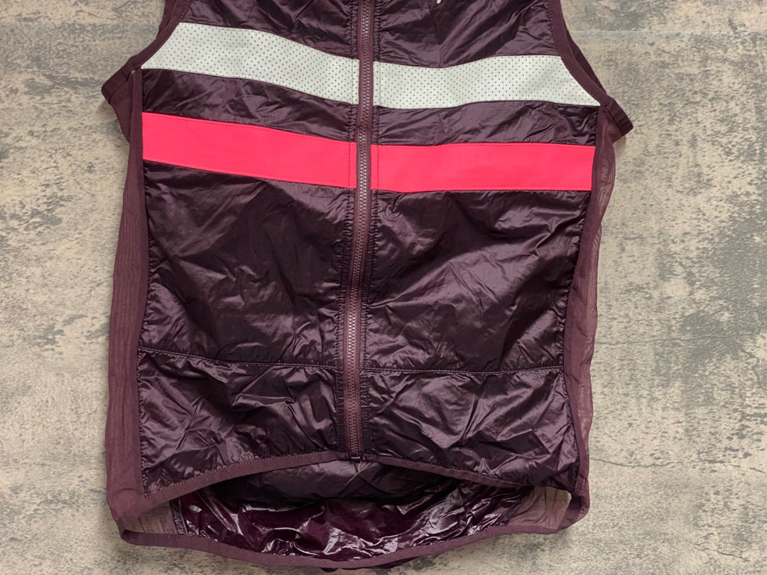JV225 ラファ Rapha BREVET INSULATED GILET ジレ サイクルベスト バーガンディ S