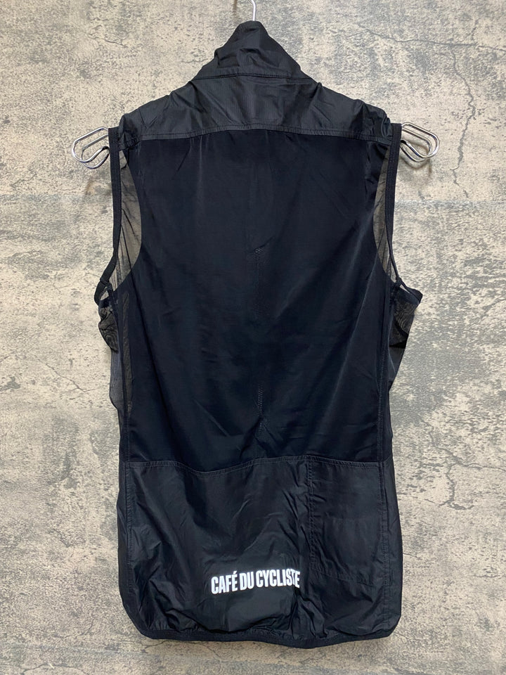 KS246 カフェドシクリステ cafe du cycliste EDITH GILET サイクルベスト ジレ 黒 S