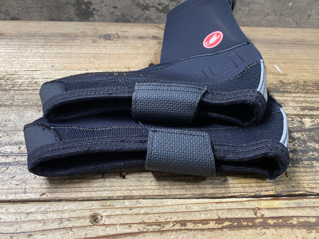 KB708 カステリ CASTELLI シューズウォーマー 黒 L/XL