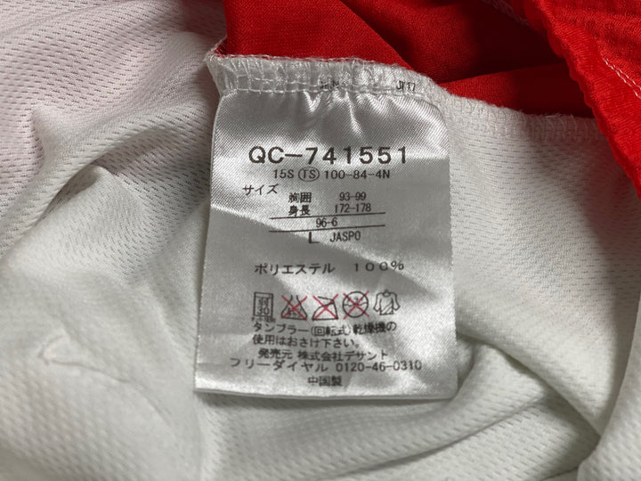 KA120 ルコックスポルティフ le coq sportif 半袖 サイクルジャージ 白 赤 L