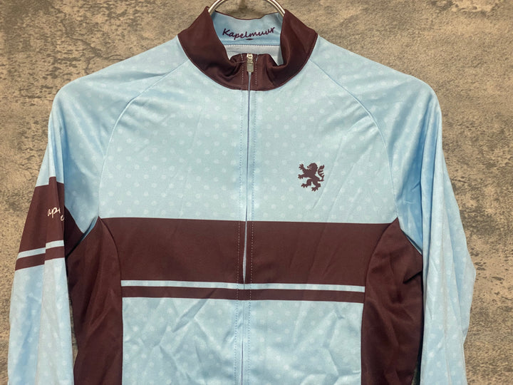 JO511 カペルミュール KAPELMUUR 長袖 サイクルジャージ 水色 茶 38 レディース