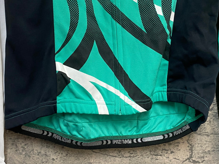 KL672 パールイズミ PEARL iZUMi 長袖 サイクルジャージ 緑白 L レディース