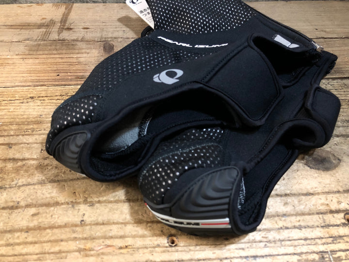 KD571 パールイズミ PEARL iZUMi シューズカバー 黒 L WIND BREAK TITANIUM 裏起毛