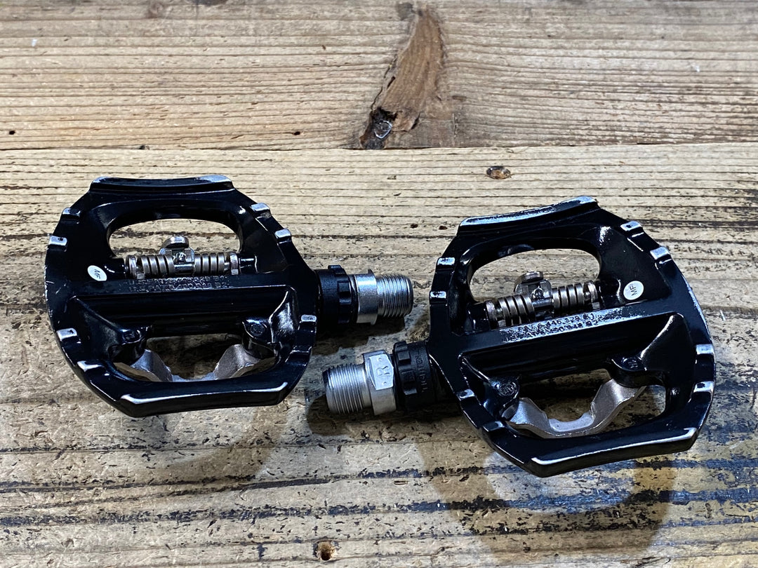 JU245 シマノ SHIMANO PD-A530 ビンディングペダル SPD 片面フラット 黒