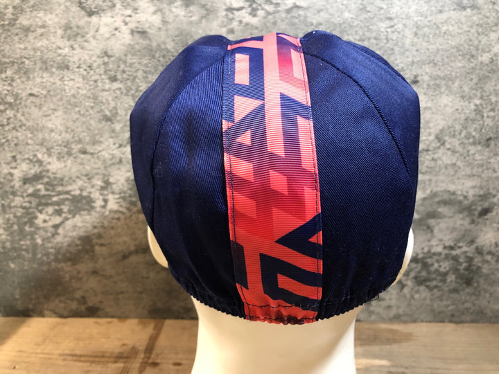 KG261 ラファ Rapha WOMEN’S 100 CAP サイクルキャップ 紺 ピンク ONESIZE