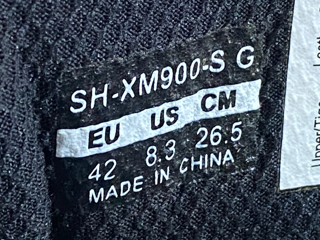 JX331 シマノ SHIMANO XM9 SH-XM900-S G ビンディングシューズ カーキ 黒 EU42 2穴