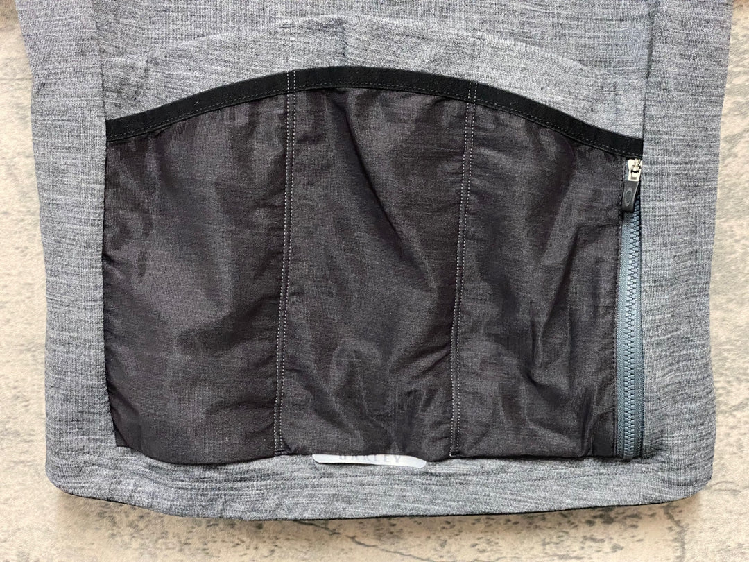 JY857 オークリー OAKLEY OFF GRID JERSEY 半袖 サイクルジャージ グレー M