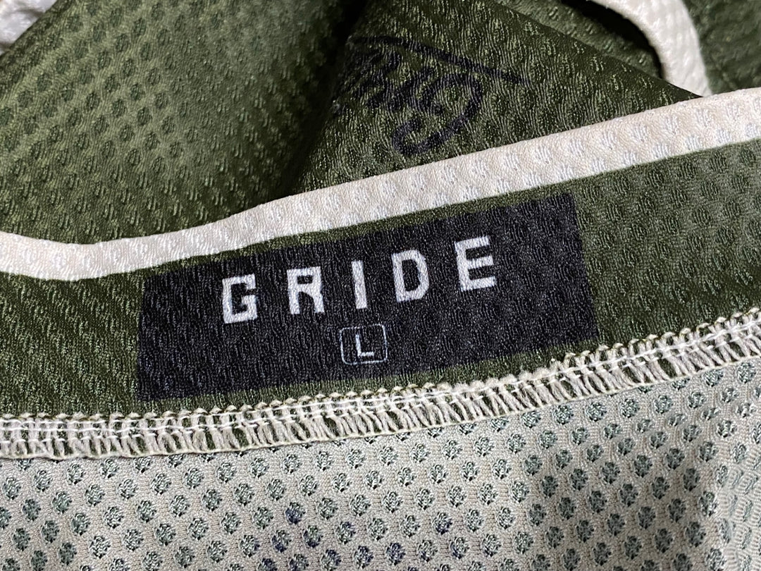 JS601 グライド GRIDE 半袖 サイクルジャージ オリーブ L