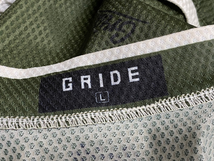 JS601 グライド GRIDE 半袖 サイクルジャージ オリーブ L