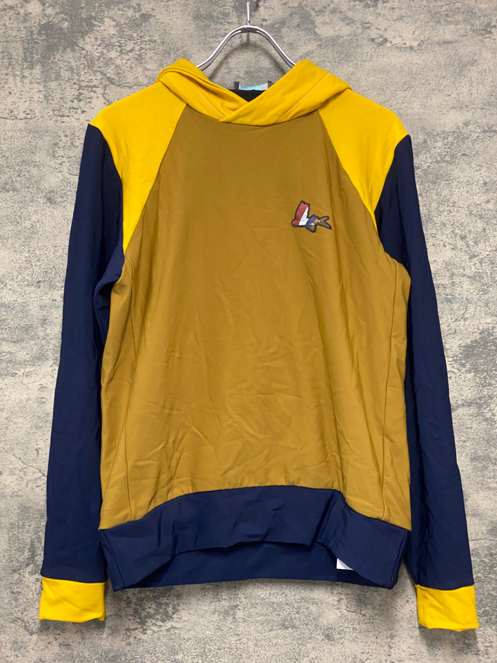 JU496 カフェドシクリステ Cafe du Cycliste PENELOPE Unisex 長袖 サイクルジャージ 茶 紺 L