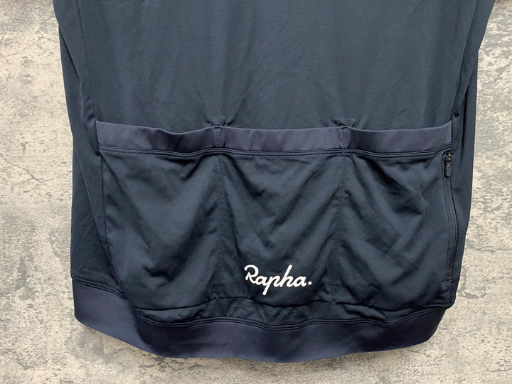 KC665 ラファ Rapha CORE JERSEY 半袖 サイクルジャージ 黒 XL
