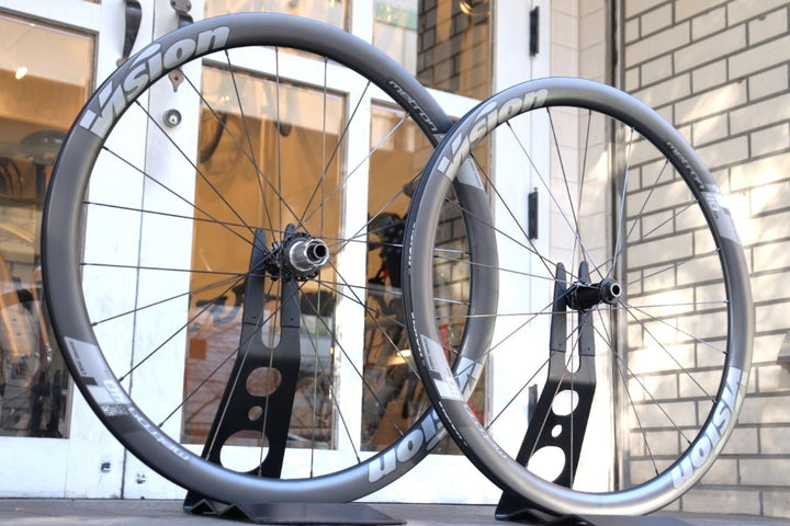 ヴィジョン VISION メトロン ディスク METRON 40 SL DISC カーボン チューブレスレディ ホイールセット シマノ11S/12S 【横浜店】