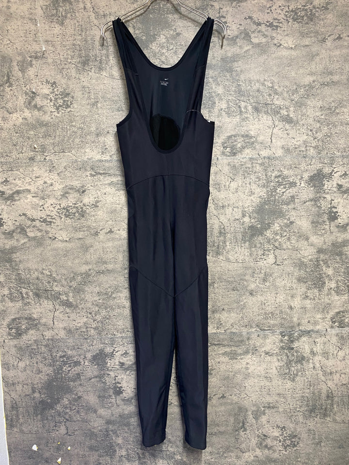 KF852 ナイキ Nike ビブタイツ 黒 M 裏起毛 パッド無し