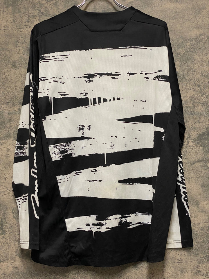 KP612 Troy Lee Designs 長袖 Tシャツ 黒 白 M