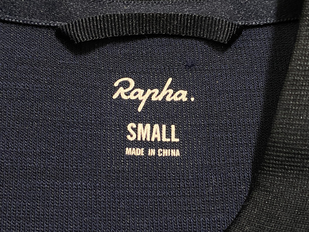 JT080 ラファ Rapha BREVET JERSEY 半袖サイクルジャージ 紺 S 日焼け