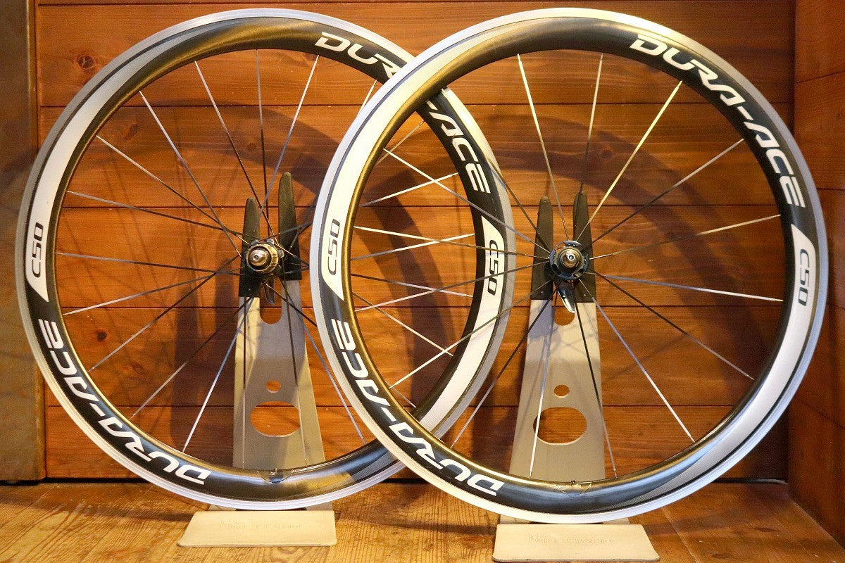 シマノ SHIMANO デュラエース DURA-ACE WH-9000-C50-CL クリンチャー ホイールセット シマノ12/11S 17C  【東京南麻布店】