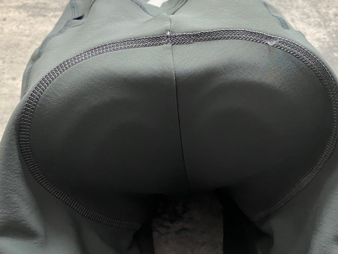 KA565 パスノーマルスタジオ PAS NORMAL STUDIOS PAS DEEP WINTER LONG BIB ビブショーツ ダークグレー L 裏起毛