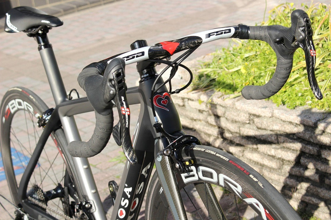 デローザ DE ROSA キング KING RS 2012 53.5サイズ カンパ スーパーレコード 11S カーボン ロードバイク フォーク換装品 【名古屋店】