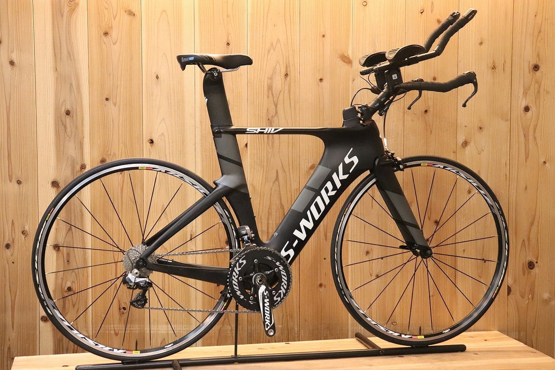 スペシャライズド SPECIALIZED シヴ S-WORKS SHIV 2016年モデル Sサイズ シマノ デュラエース 9070 MIX DI2 カーボン トライアスロンバイク 【芦屋店】