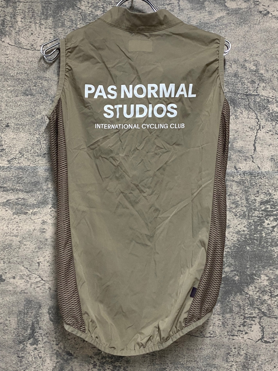 KA597 パスノーマルスタジオ PAS NORMAL STUDIOS STOW AWAY GILET ジレ サイクルベスト ベージュ L