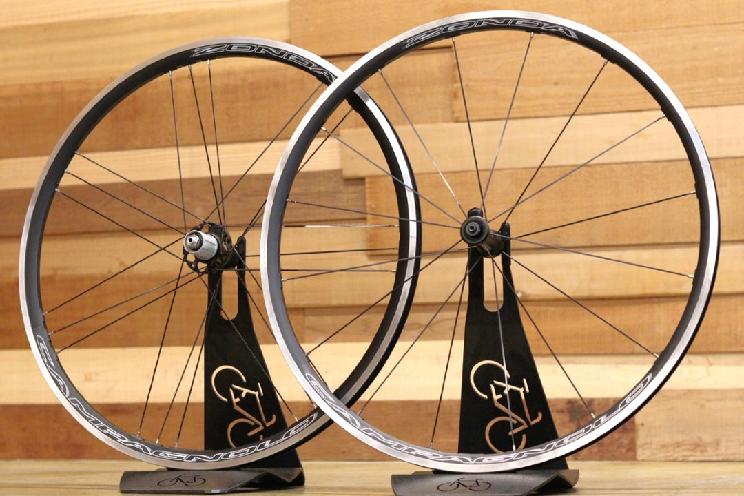 カンパニョーロ Campagnolo ゾンダ ZONDA アルミ クリンチャー ホイールセット シマノ 12/11S 17C 【立川店】