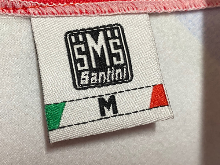 JS439 サンティーニ Santini 長袖 サイクルジャージ 白 M VENEZUELA