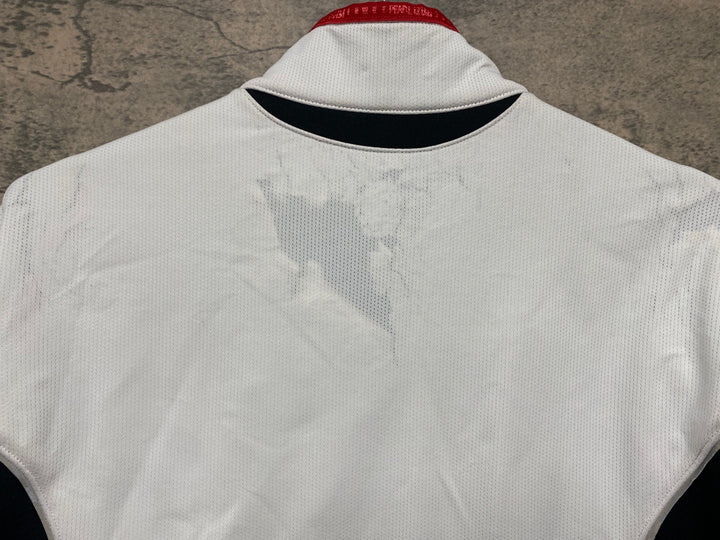 JG307 パールイズミ PEARL iZUMi 長袖 サイクルジャケット 白 黒 M 裏起毛