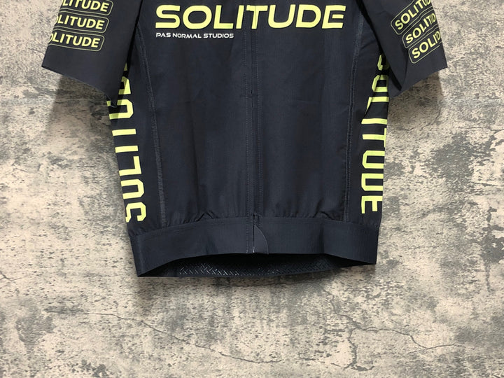KK153 パスノーマルスタジオ PAS NORMAL STUDIOS Solitude Logo Jersey 半袖 サイクルジャージ 黒 S
