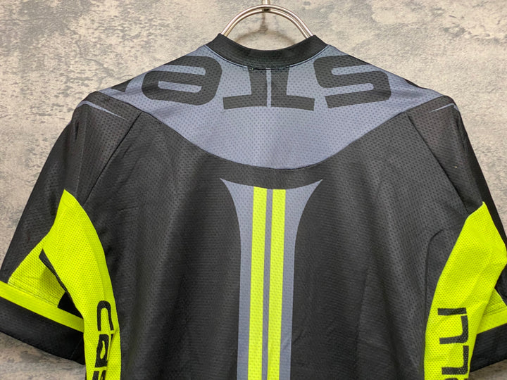KH241 カステリ CASTELLI 半袖 サイクルジャージ 黒 M ※ややほつれあり
