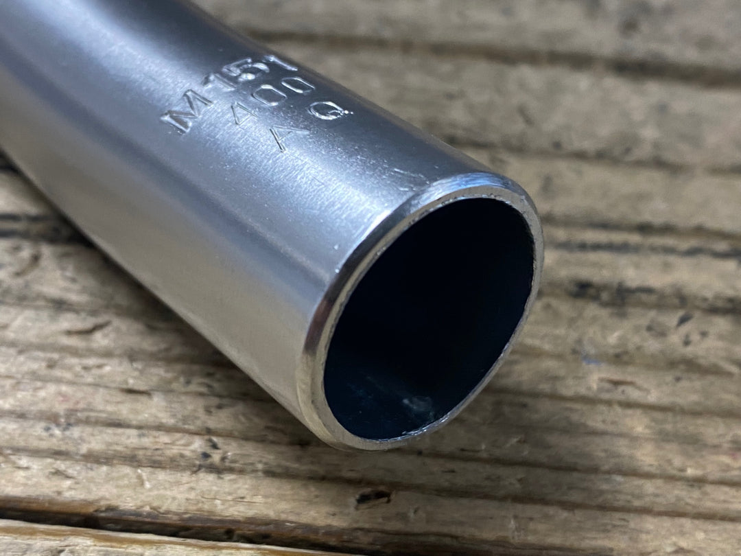 KJ376 日東 NITTO M151F アルミドロップハンドル シルバー 400mm Φ26.0