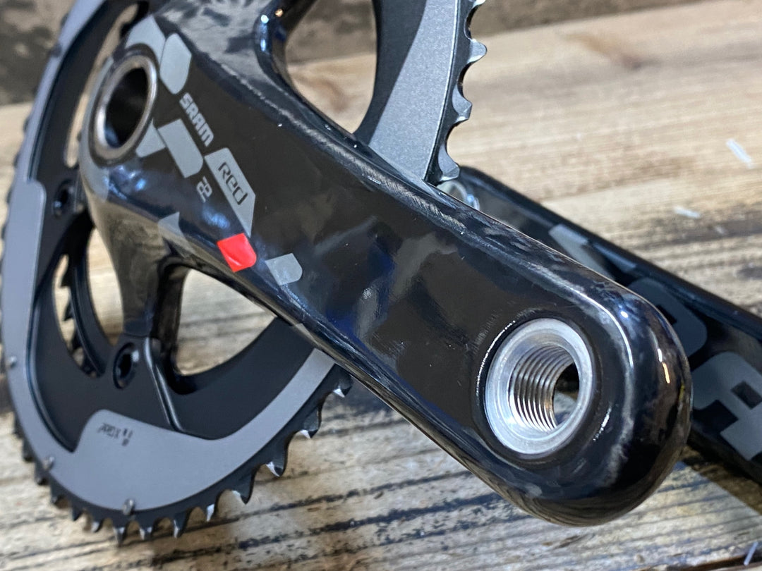 JV824 スラム SRAM Red 22 カーボン クランクセット 170mm 53/39T XGideR BCD130 11s GXP
