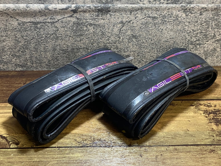 JT735 パナレーサー PANARACER アジリスト AGILEST TLR タイヤ チューブレスレディ 700×25C 黒 2本セット 未使用
