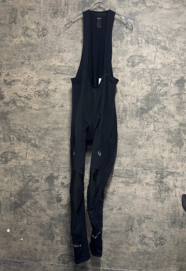 JV310 ゴアバイクウェア GORE BIKE WEAR ビブタイツ 黒 XXL 裏起毛 ※あたり,ほつれ
