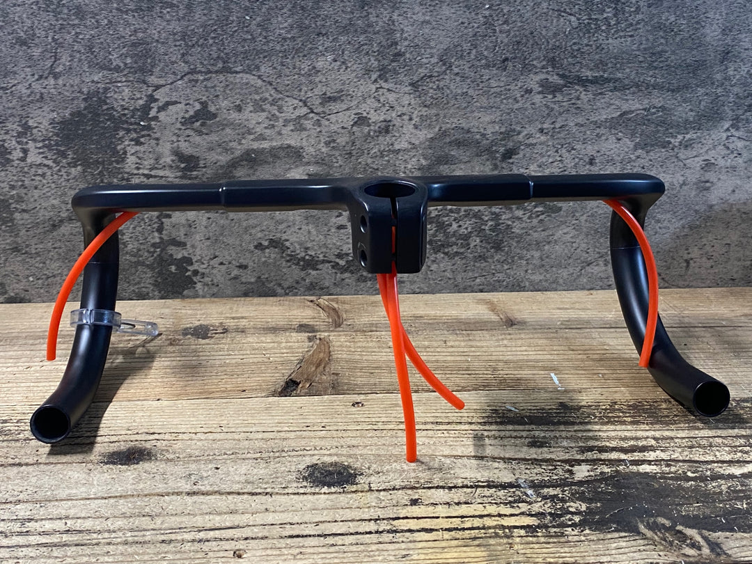 KI493 フォルツァ FORZA CIRRUS PRO ステム一体型 カーボン ドロップハンドル ブラケット/エンド部C-C380/400mm ステム長90mm