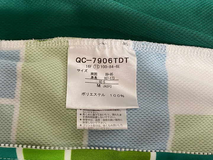 KL679 ルコックスポルティフ le coq sportif 半袖 サイクルジャージ 白緑 M