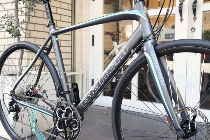 ビアンキ BIANCHI インプルソ ディスク IMPULSO FLAT BAR DISC 2016モデル 55サイズ シマノ 105 5800 MIX 11S アルミ クロスバイク フラットバーロード 【横浜店】