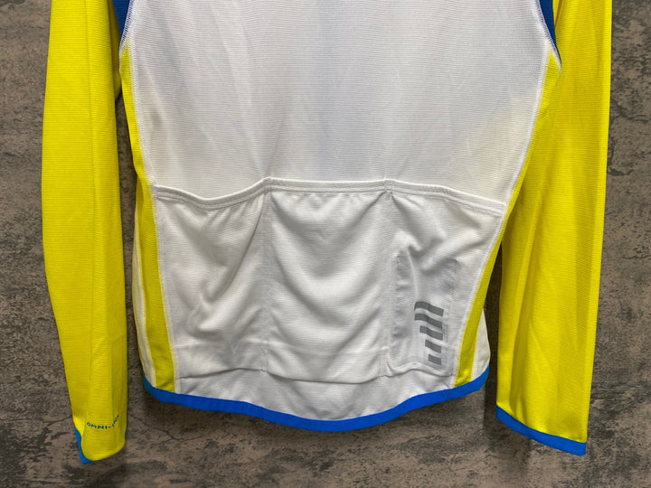 KF370 コロンビア Columbia 長袖 サイクルジャージ 白 黄 青 XS