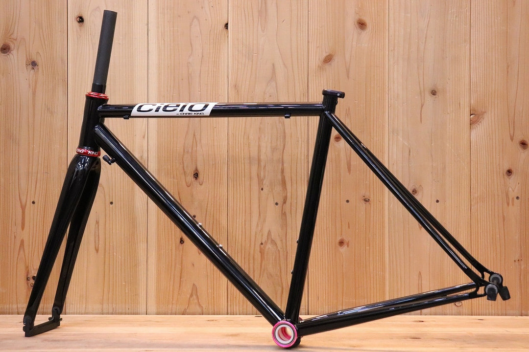未走行品 シエロ CIELO BY CHRISKING ロードレーサー ROAD RACER クロモリ ロードバイク フレームセット 【芦屋店】