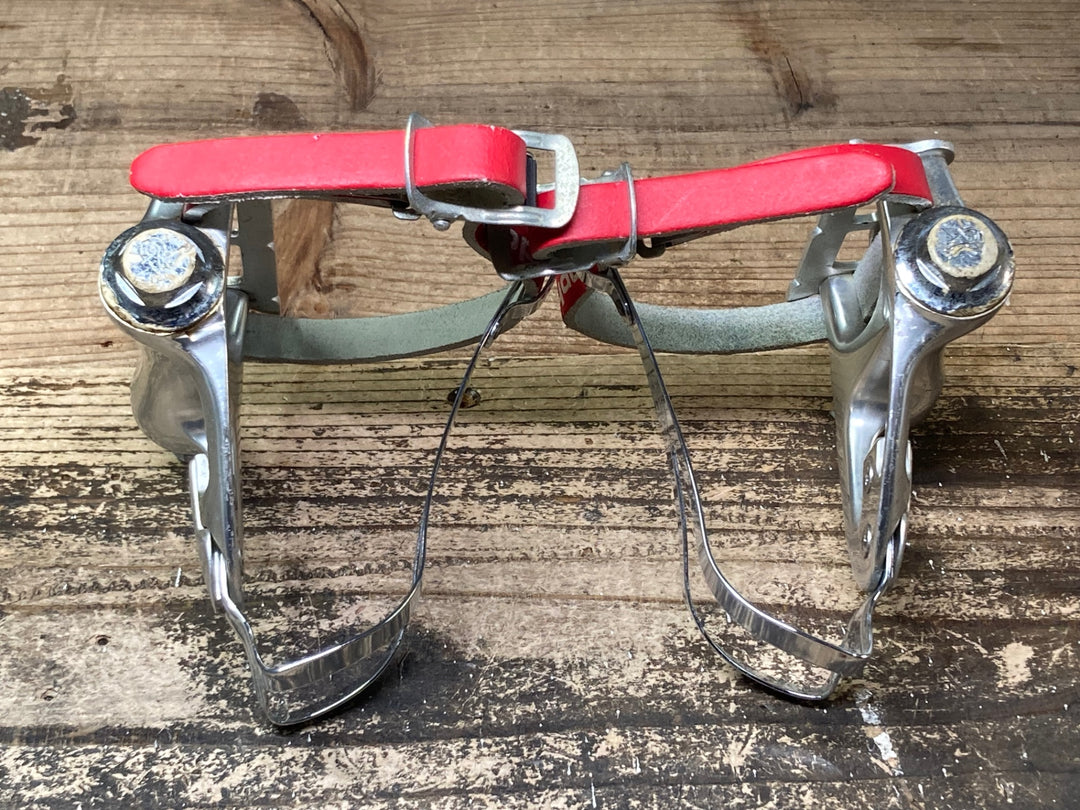 JE812 カンパニョーロ Campagnolo コルサレコード CORSA RECORD  Cレコード フラットペダル トゥークリップ