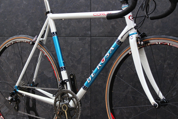 デローザ DE ROSA コルム CORUM 2011モデル 54サイズ カンパニョーロ レコード 11S クロモリ ロードバイク 【福岡店】