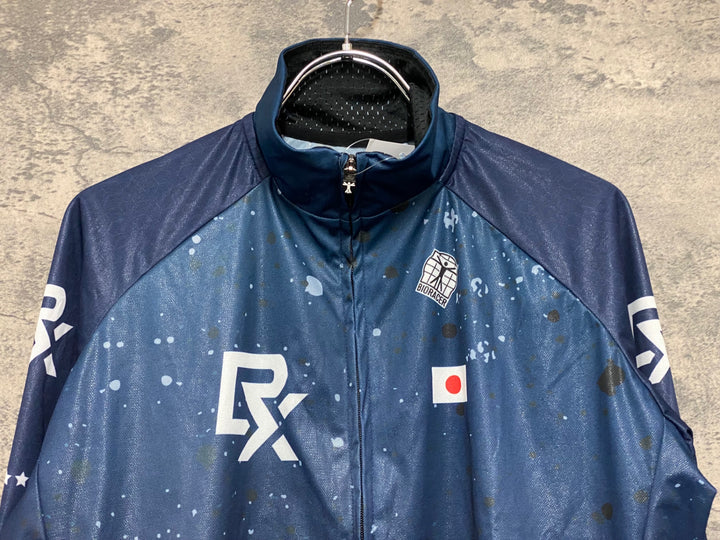 JO501 ビオレーサー BIORACER 長袖 ウィンドブレーカー 紺 4/L チームジャージ ROPPONGIEXPRESS