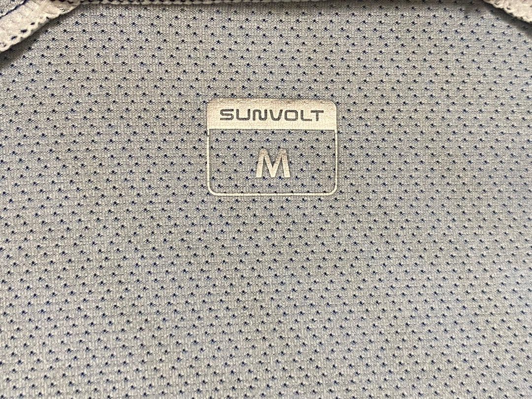 JR661 サンボルト SUNVOLT 半袖サイクルジャージ エアロスリーブ 白青 M